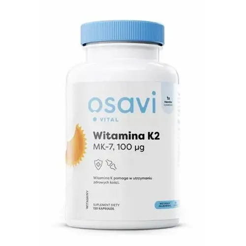 Witamina k2, mk-7, 100 μg (120 szt.) Osavi