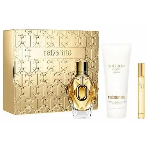 Paco rabanne 1 million gold for her woda perfumowana 90ml & woda perfumowana 10ml & dody lotion 100ml