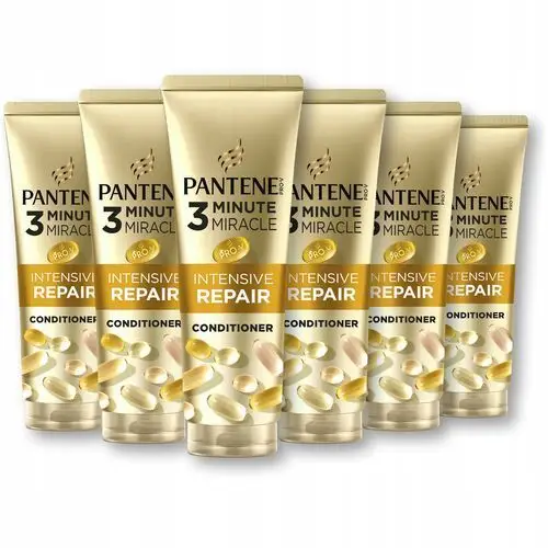 Pantene Pro-V Repair & Protect 3 Minute Miracle Odżywka do włosów, 6x220 ml