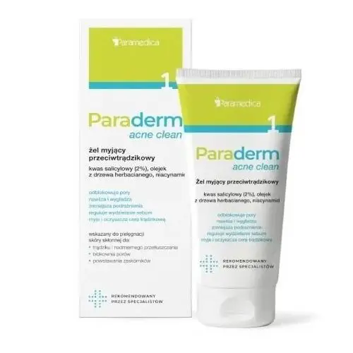 Paramedica sp. z o.o. Paraderm acne gel żel aktywny przeciwtrądzikowy 50g