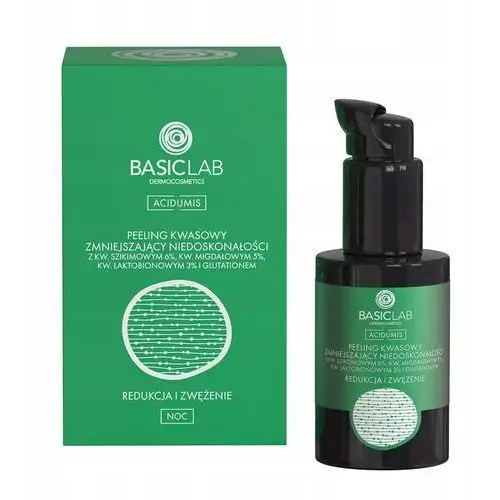 Peeling Kwasowy Zmniejszający Niedoskonałości BasicLab Acidumis 30ml