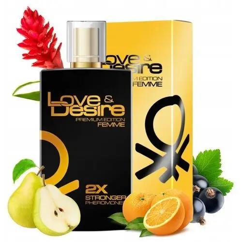 Perfumy Damskie Owocowe Kwiatowe Love & Desire Premium 100 ml Dla Kobiet