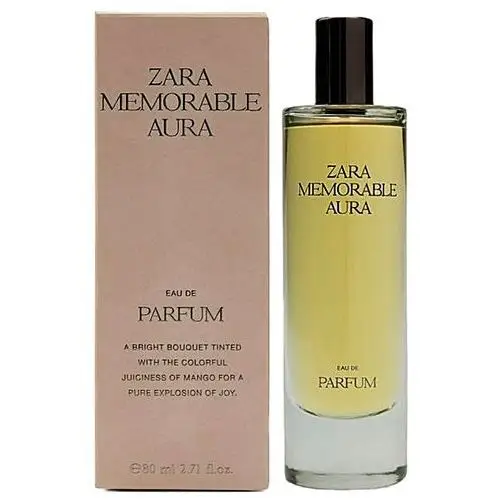 Perfumy Damskie Zara Memorable Aura 80ML nowe box