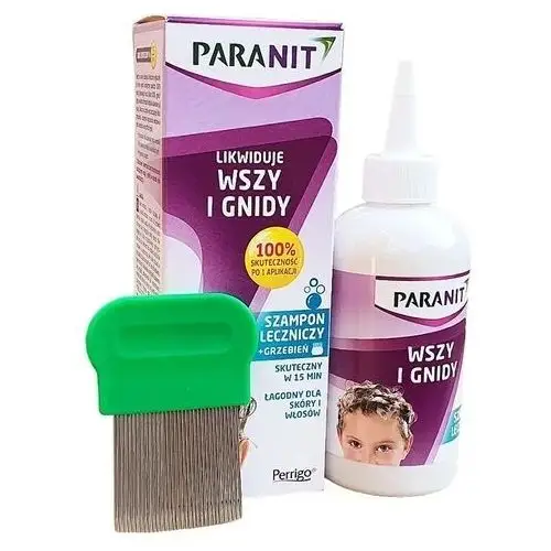 Perrigo poland Paranit szampon leczniczy 200ml + grzebień