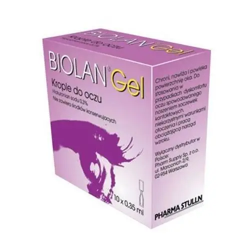 Pharm supply Biolan gel 0,3% x 10 minimsów