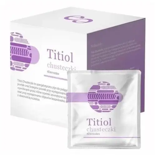 Pharma supply sp.zo.o. Titiol chusteczki 4demodex x 14 sztuk