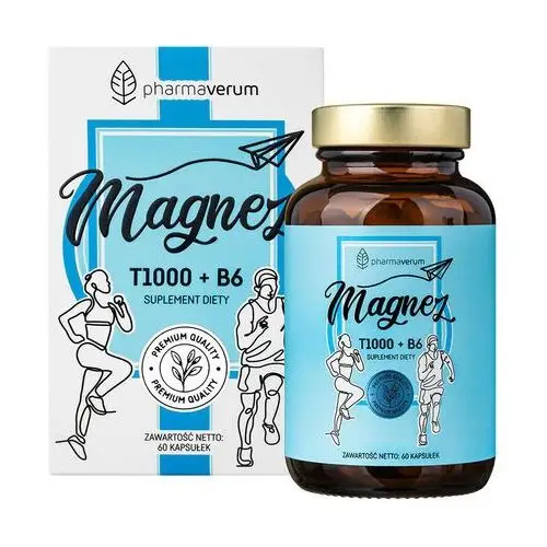 Suplement Magnez T1000+B6 Pharmaverum