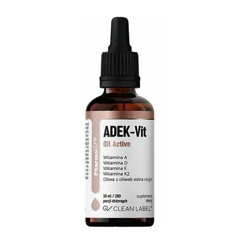 Suplement adek-vit oil active 30 ml clean label Pharmovit