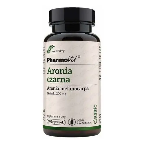 Suplement Aronia czarna 20:1 200 mg 60 kaps PharmoVit Classic