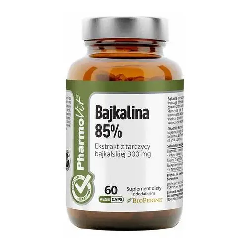 Suplement Bajkalina 85% 60 kaps PharmoVit Clean Label