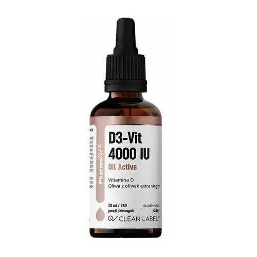 Suplement d3-vit 4000 iu oil active 30 ml clean label Pharmovit