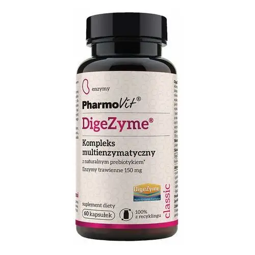 Suplement digezyme® kompleks multienzymatyczny 150 mg 60 kaps classic Pharmovit