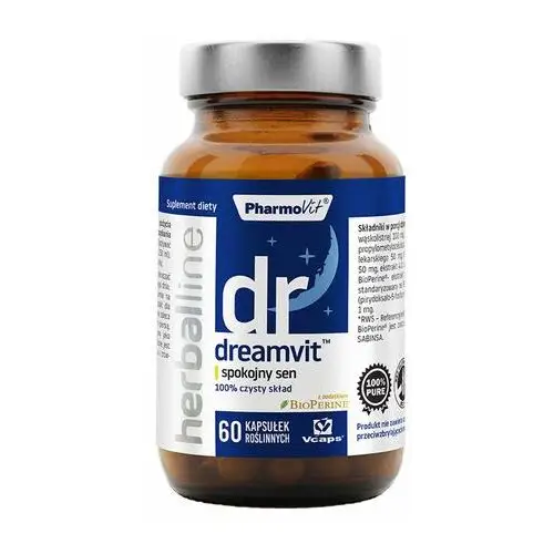 Suplement Dreamvit™ spokojny sen 60 kaps PharmoVit Herballine™,53