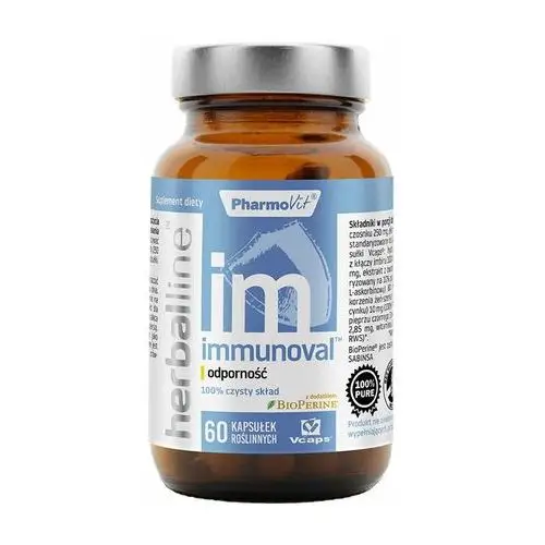 Suplement Immunoval™ odporność 60 kaps PharmoVit Herballine™