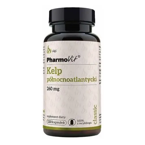 Suplement Kelp północnoatlantycki 260 mg 120 kaps PharmoVit Classic
