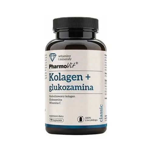 Pharmovit Suplement kolagen + glukozamina 90 kaps classic