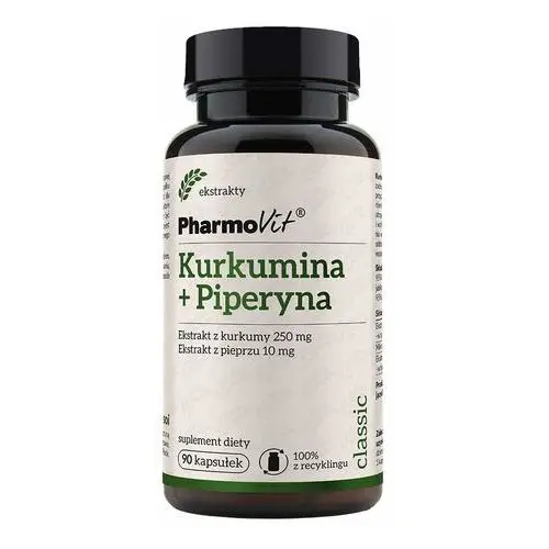 Suplement kurkumina + piperyna 90 kaps classic Pharmovit