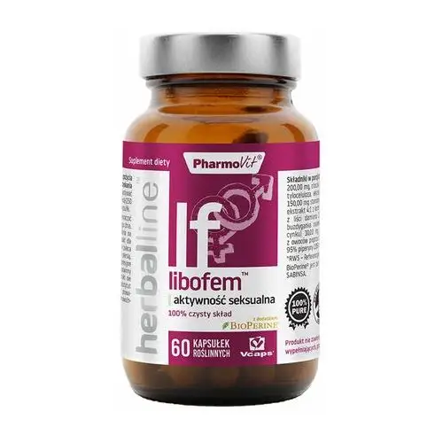 Suplement Libofem™ aktywność seksualna 60 kaps PharmoVit Herballine™