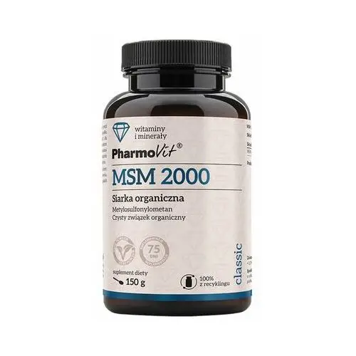 Suplement msm 2000 siarka organiczna 150 g, 75 porcji classic Pharmovit