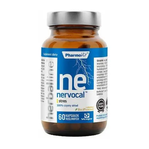 Suplement Nervocal™ stres 60 kaps PharmoVit Herballine™,63