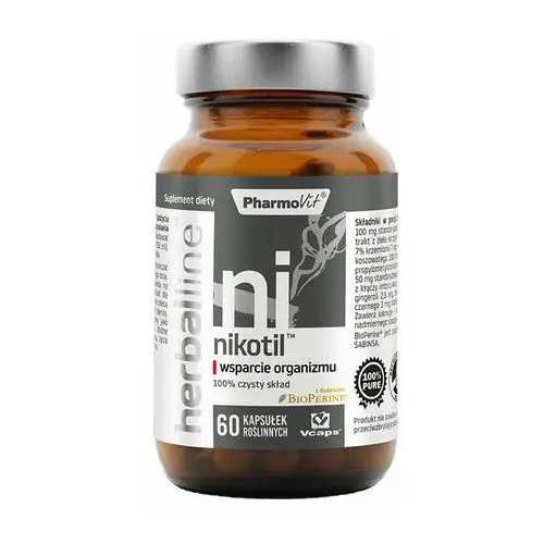 Suplement nikotil™ wsparcie organizmu 60 kaps herballine™ Pharmovit