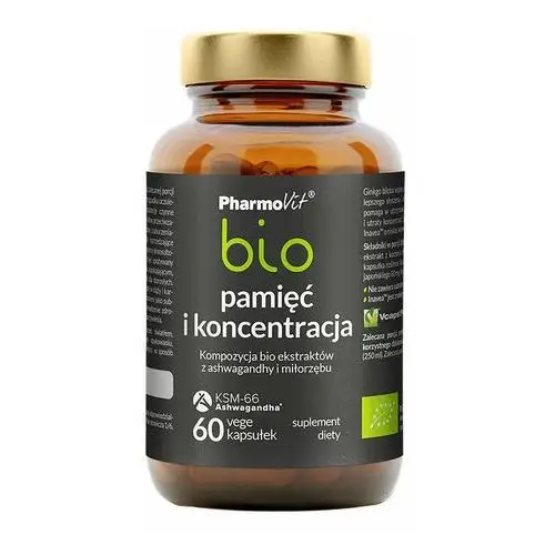 Suplement pamięć i koncentracja bio 60 kaps bio Pharmovit