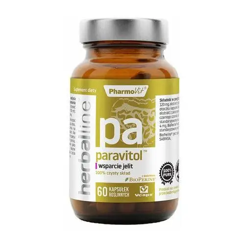 Pharmovit Suplement paravitol™ wsparcie jelit 60 kaps herballine™