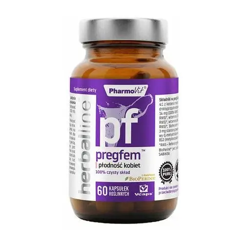 Pharmovit Suplement pregfem™ płodność kobiet 60 kaps herballine™