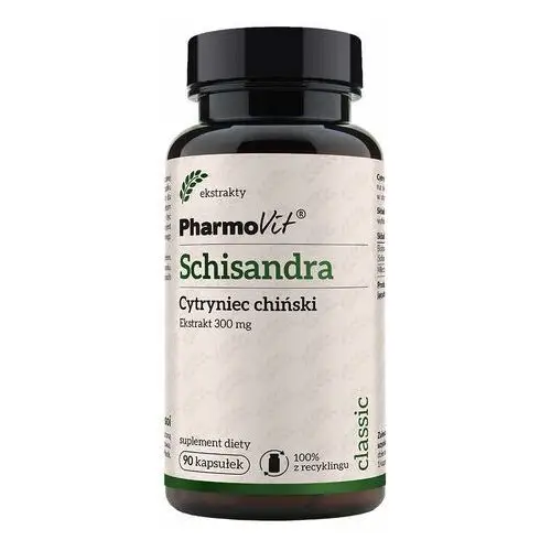 Suplement Schisandra Cytryniec chiński 4:1 300 mg 90 kaps PharmoVit Classic