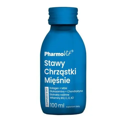 Suplement Stawy Chrząstki Mięśnie supples & go 100 ml PharmoVit Regular,89