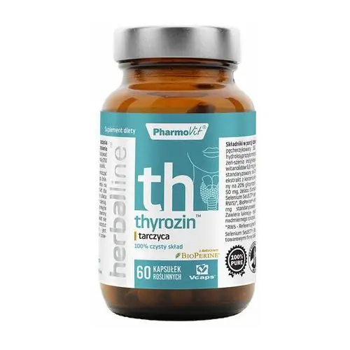 Suplement thyrozin™ tarczyca 60 kaps herballine™ Pharmovit