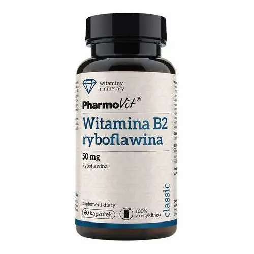 Suplement witamina b2 ryboflawina 50 mg 60 kaps classic Pharmovit