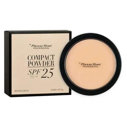 Puder prasowany do twarzy SPF 25 nr 01 Pierre Rene Professional,32