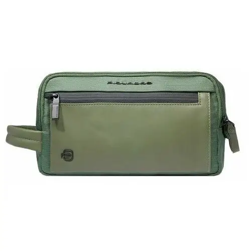 S136 kosmetyczka 24.5 cm green Piquadro