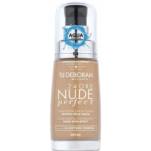 Podkład nawilżający do twarzy Deborah 24ORE Nude Perfect 05 30 ml