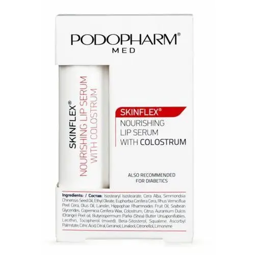 Podopharm SKINFLEX NOURISHING LIP SERUM WITH COLOSTRUM Odżywcze serum do ust z colostrum