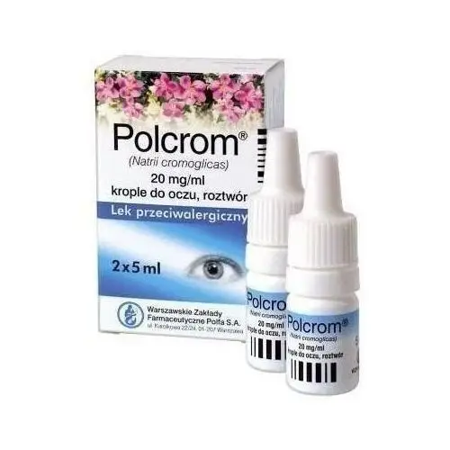 POLCROM 2% krople do oczu 2 x 5ml