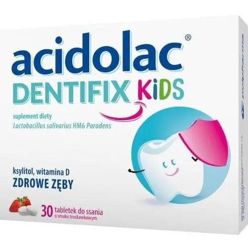 Acidolac dentifix kids x 30 tabletek do ssania Polpharma