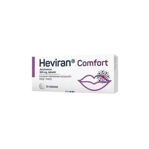 Heviran comfort 0,2g x 25 tabletek Polpharma