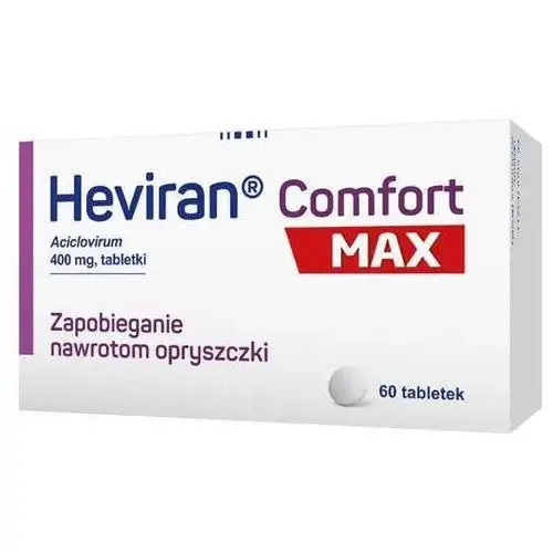 Heviran comfort max 0,4g x 60 tabletek Polpharma