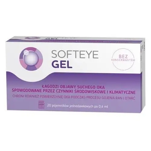 Polpharma Softeye gel żel do oczu x 20 pojemników 0,4ml