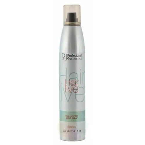 Profesional cosmetics hairlive shine spray spray nabłyszczający do włosów