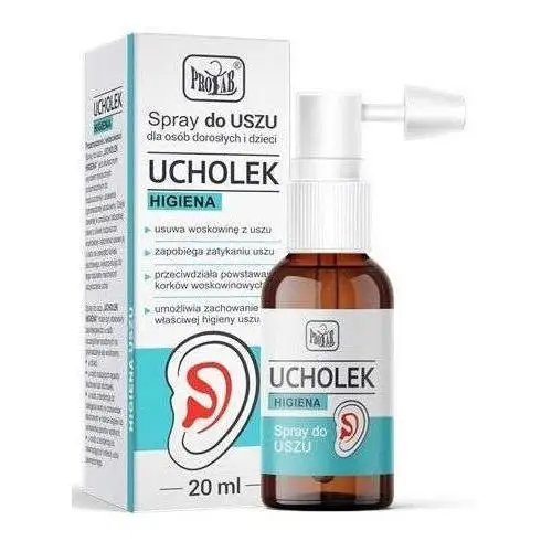 Ucholek higiena spray do uszu 20ml Prolab