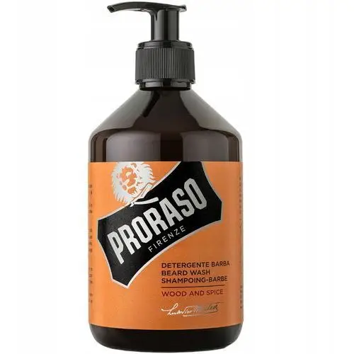 Proraso Beard Wash 500ml, szampon do brody z nutami drewna i przypraw