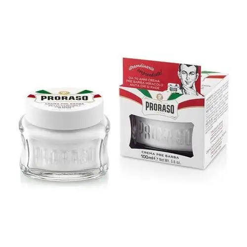 Proraso Krem przed goleniem dla skóry wrażliwej Crema pre barba 100 ml