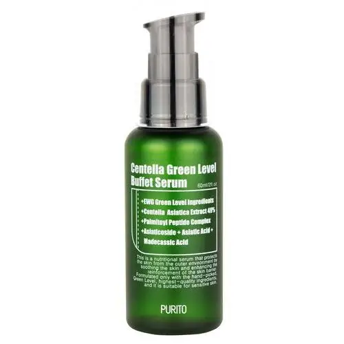 PURITO - Centella Green Level Buffet Serum, 60ml - Odżywcze serum do twarzy