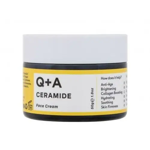 Q+a ceramide barrier defence face cream krem do twarzy na dzień 50 g dla kobiet