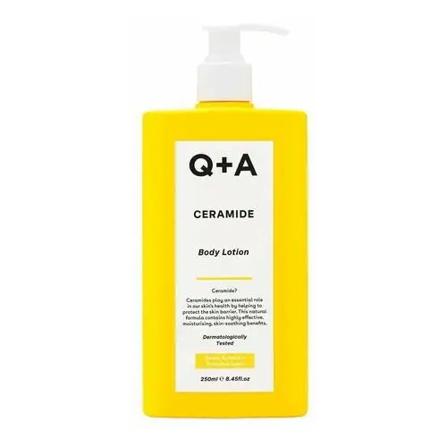 Q+a - ceramide body lotion, 250ml - regenerujący balsam do ciała z ceramidami