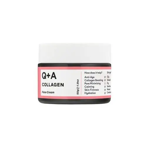 Q+A - Collagen Face Cream, 50ml - ujędrniający krem z kolagenem