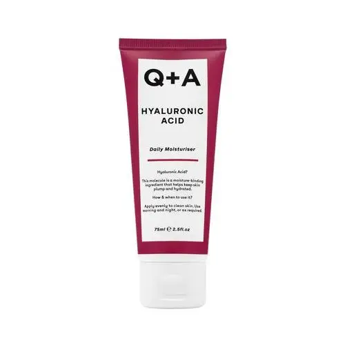 Q+A Hyaluronic Acid Daily Moisturiser krem do twarzy na dzień 75 ml dla kobiet